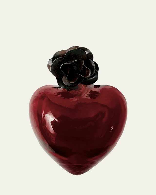 Corazon de Melon Rojo Decorative Glass